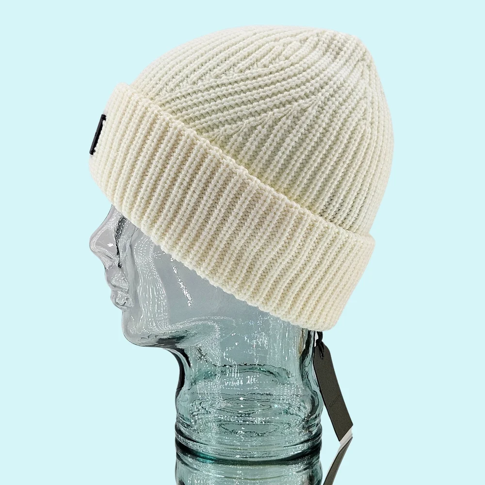 BUNDLE - 2 All Saints Hats Beanies Chalk Wool Blend Knit Cottagecore Outdoor